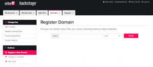 backstage-domain-register
